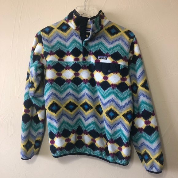 Patagonia Sweaters - Patagonia | Synchilla Snap Tee Diamond Pattern